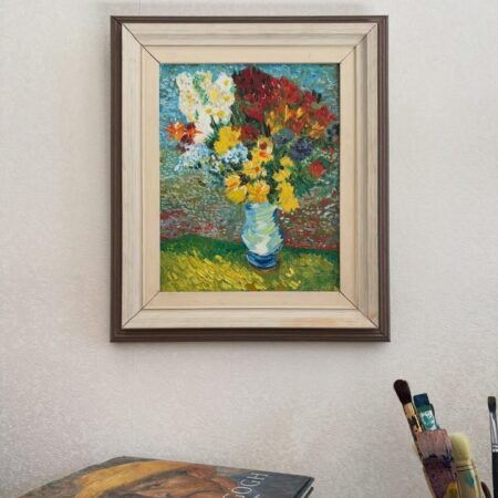 Vincent Van Gogh’s “Flowers in blue vase” хуулбар