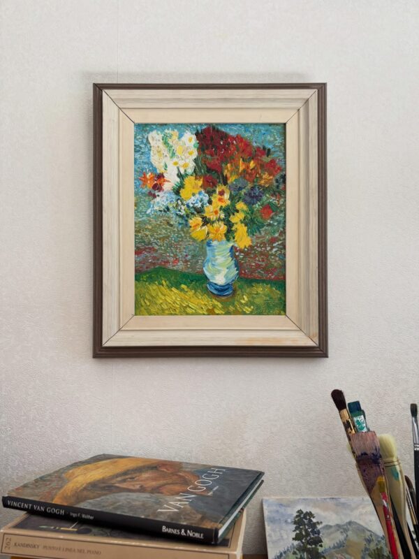 Vincent Van Gogh’s “Flowers in blue vase” хуулбар